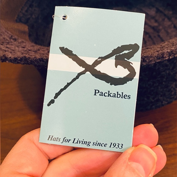 Slate Gray Black Chenille Bling Bucket Hat by Betmar - Picture 9 of 11